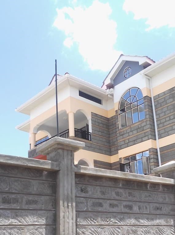 A residential house design built by Raphco constructions in London, Nakuru